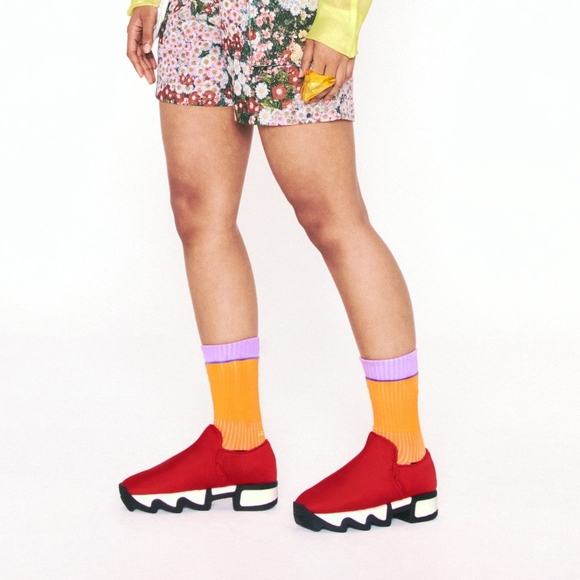 iRi WES I Red Low Top Sneaker | Red Women's Sneakers - Picture 4 of 11